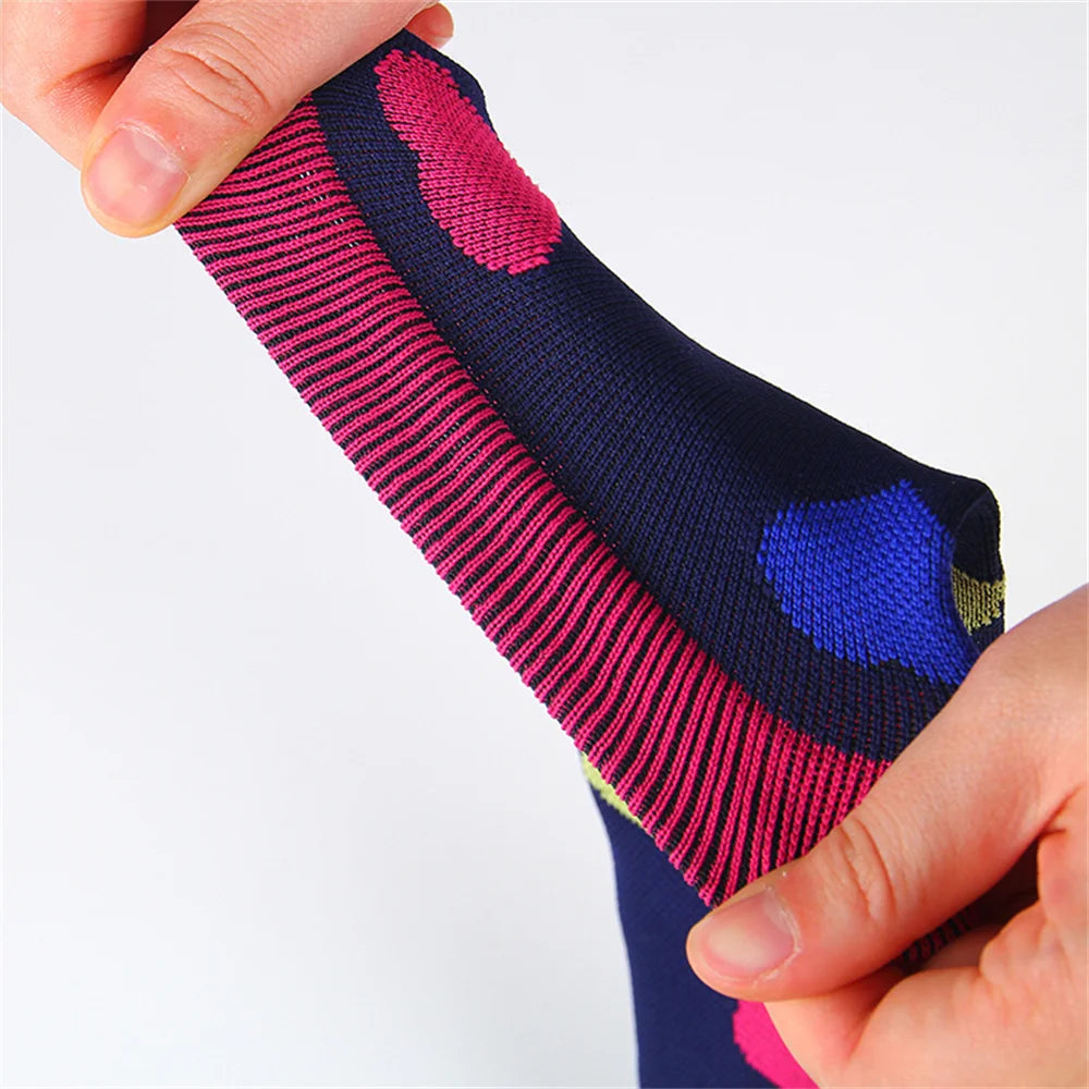 Compression Stockings Men Women Cycling Socks Edema Diabetes Varicose Veins Running Marathon Sports Compression Socks