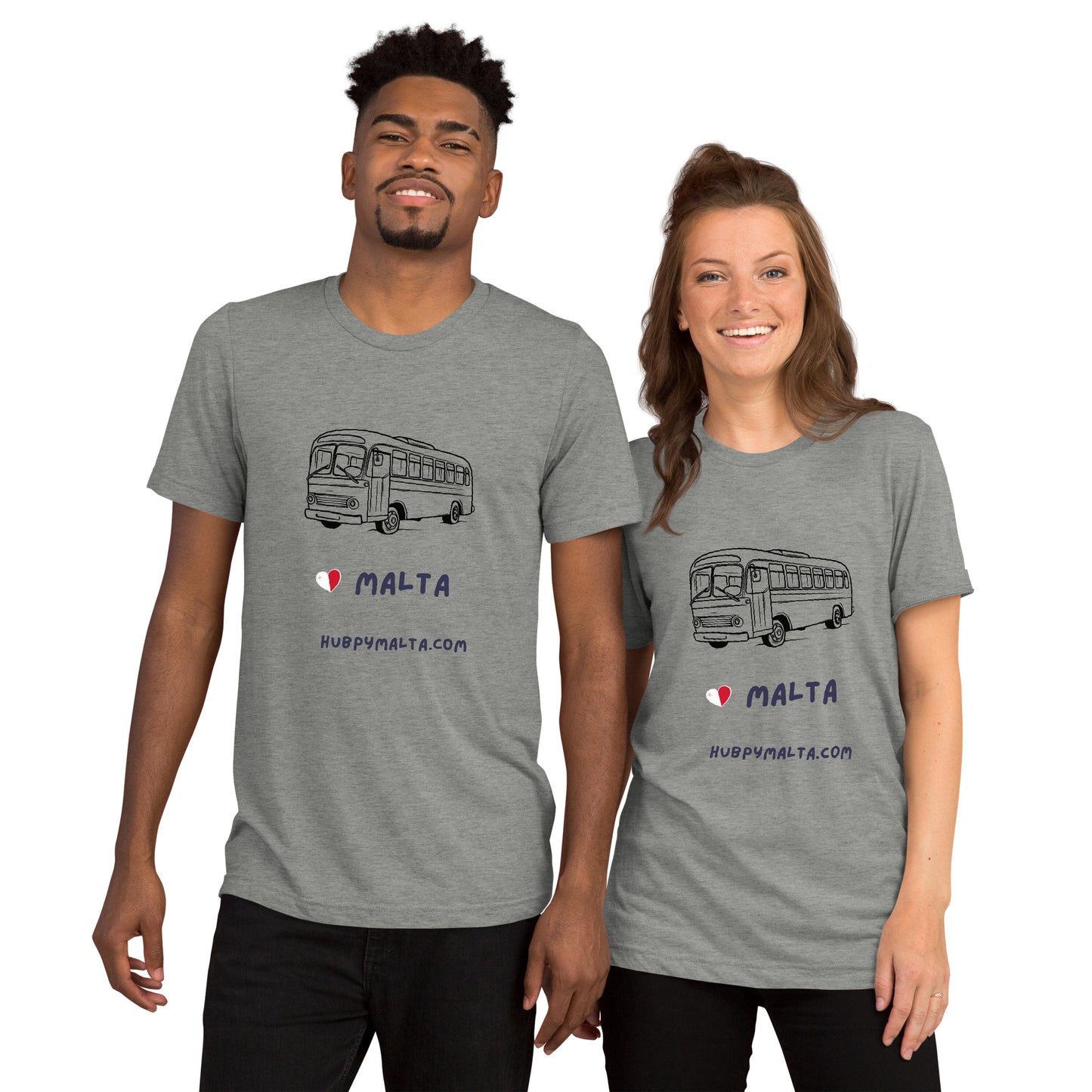 Unisex t-shirt - Malta Bus (Multi-Colour Multi-Size)