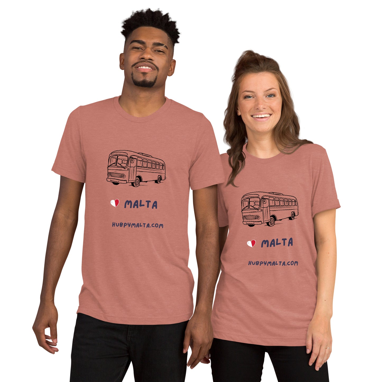 Unisex t-shirt - Malta Bus (Multi-Colour Multi-Size)