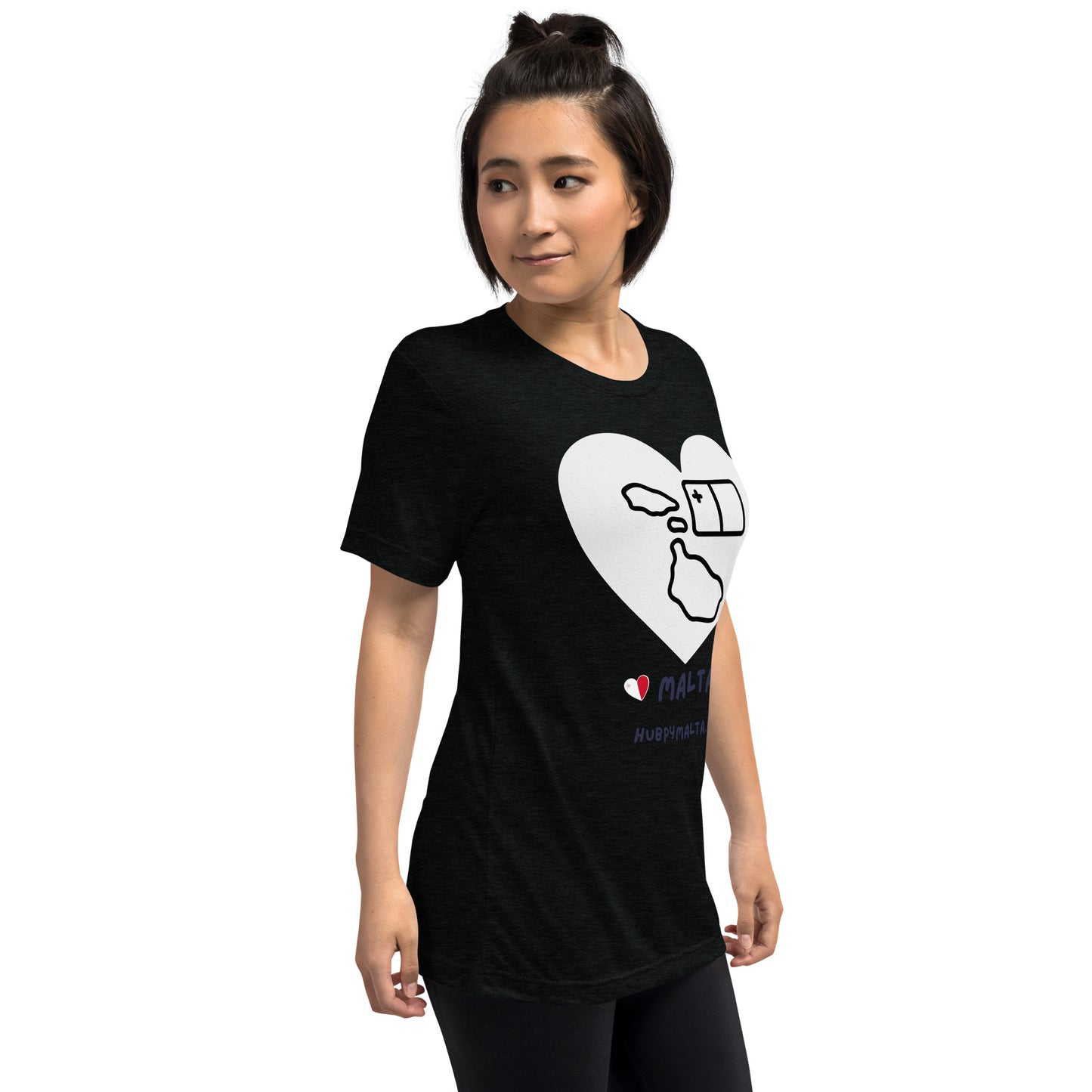Unisex t-shirt - Malta Map Heart (Multi-Colour Multi-Size)