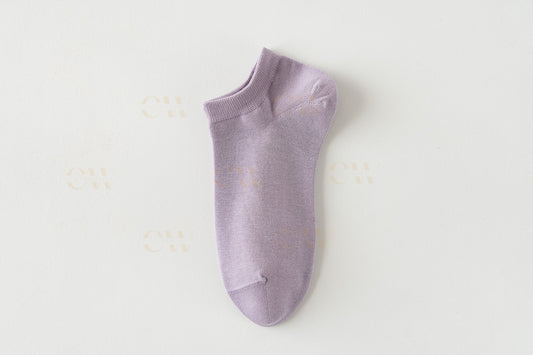 Vibrant Purple Cotton Socks for Bold Statements | Comfortable & Stylish