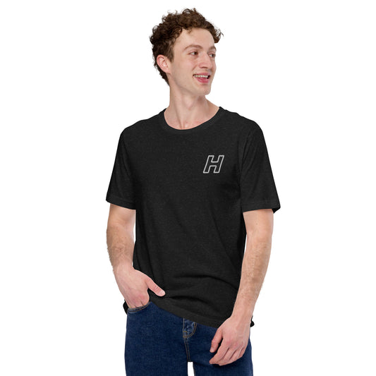 Unisex H Logo t-shirt (Dark Colors)