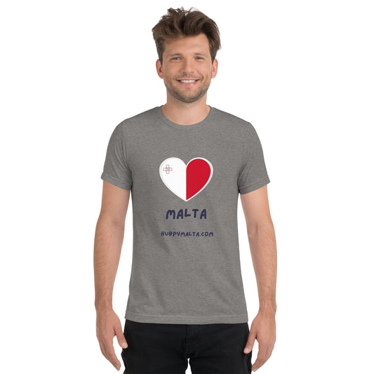 Unisex t-shirt - Malta I Love Malta (Multi-Colour Multi-Size)